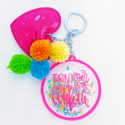 Keychain - Betty Confetti