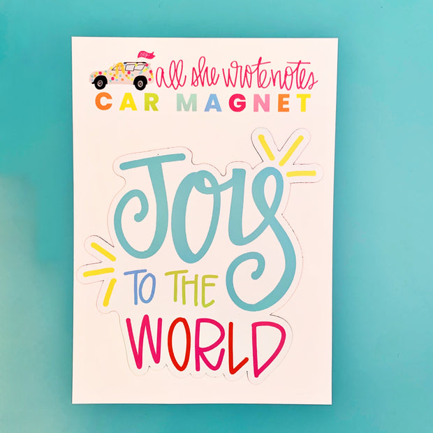 Car Magnet - Joy to the World
