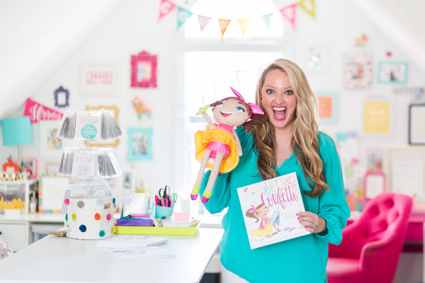 Betty Confetti Bundle- Book + Doll + Sticker