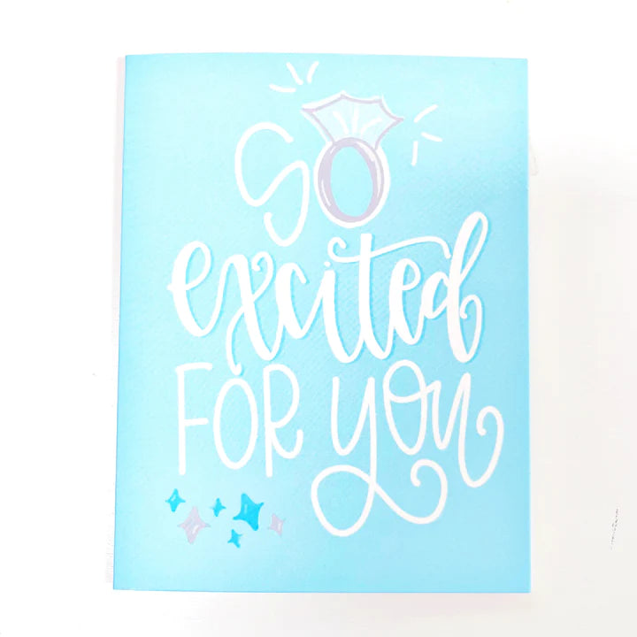 Note Card - So Excited for You - Engagement