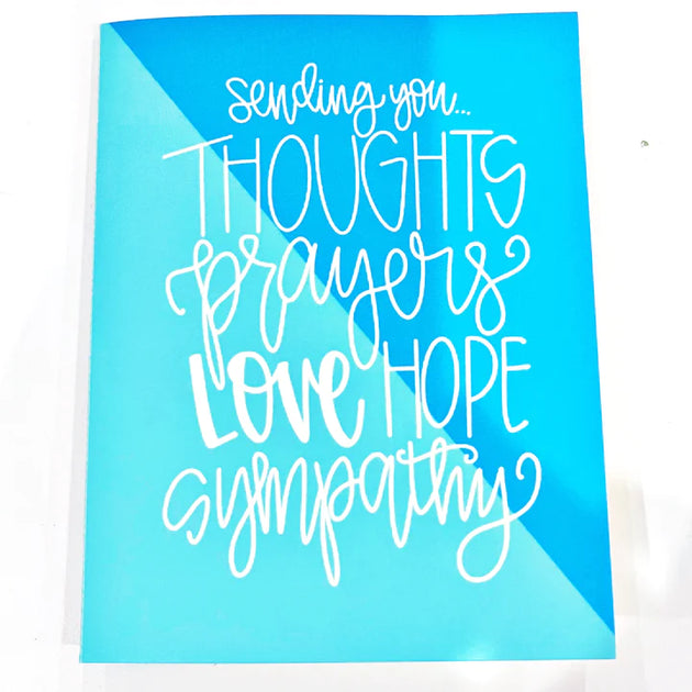 Note Card - Sending You Sympathy – All She Wrote Notes