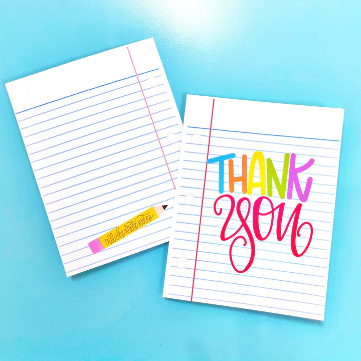 Note Card - Thank You Colorful