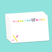Flat Note Card Set - Thank you so much